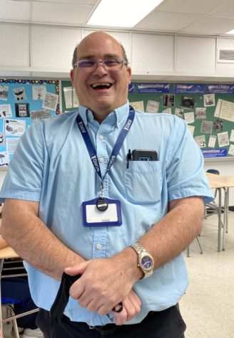 Mr. Fredericks smiling as always