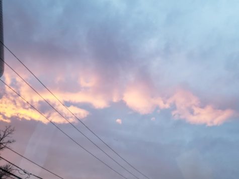 Pink clouds after band practice